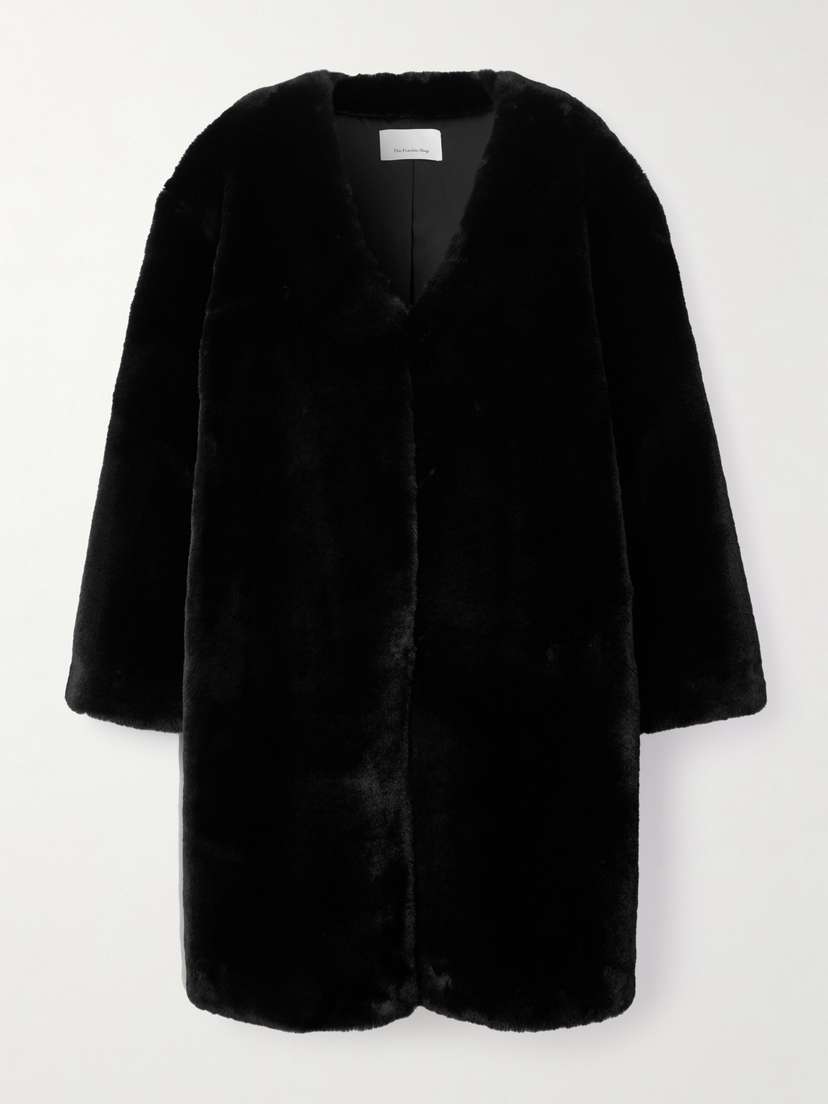 The Frankie Shop Matera Oversized Plush Coat