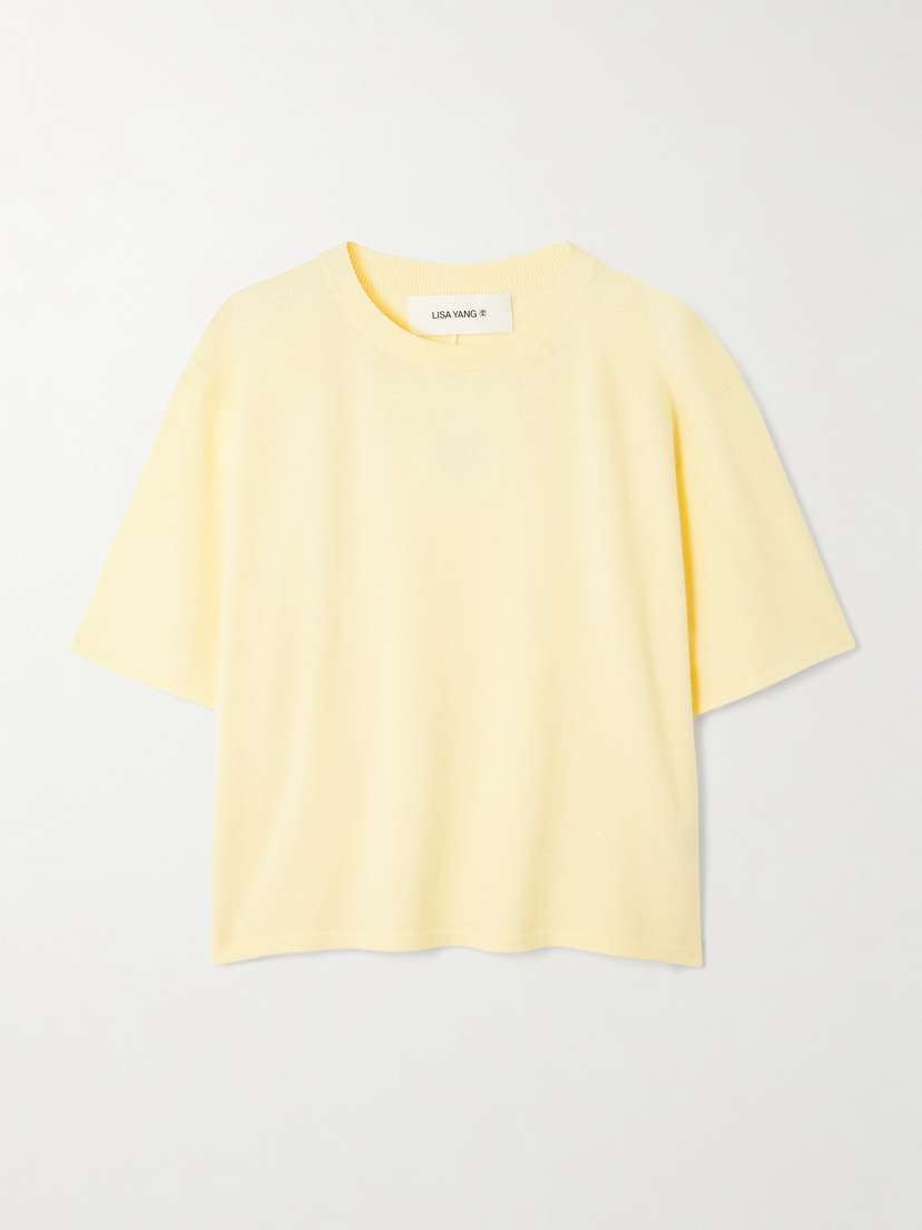 Lisa Yang Rubie Cotton And Cashmere-blend T-shirt