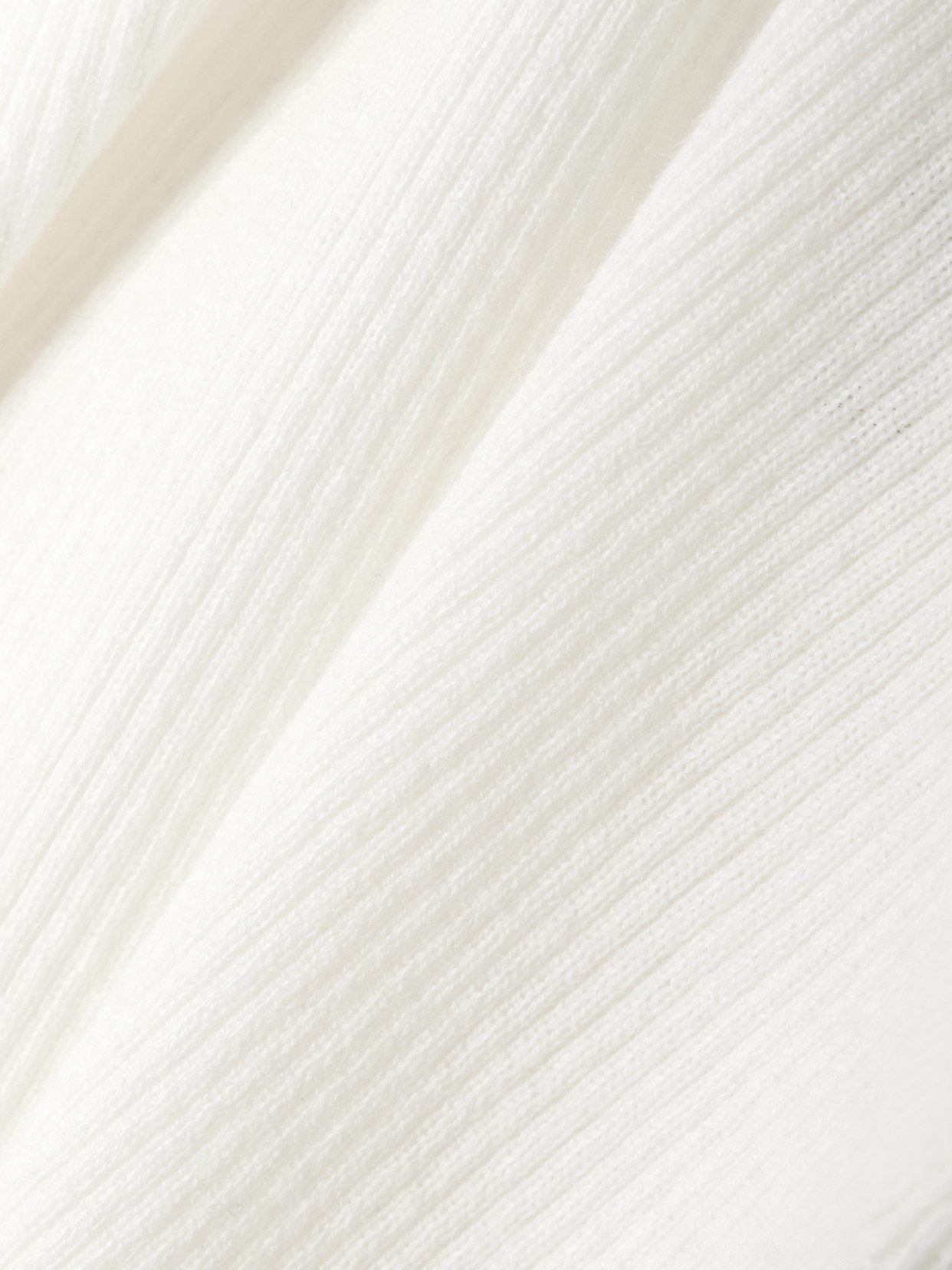Amya Ribbed Cotton And Cashmere-Blend Tank