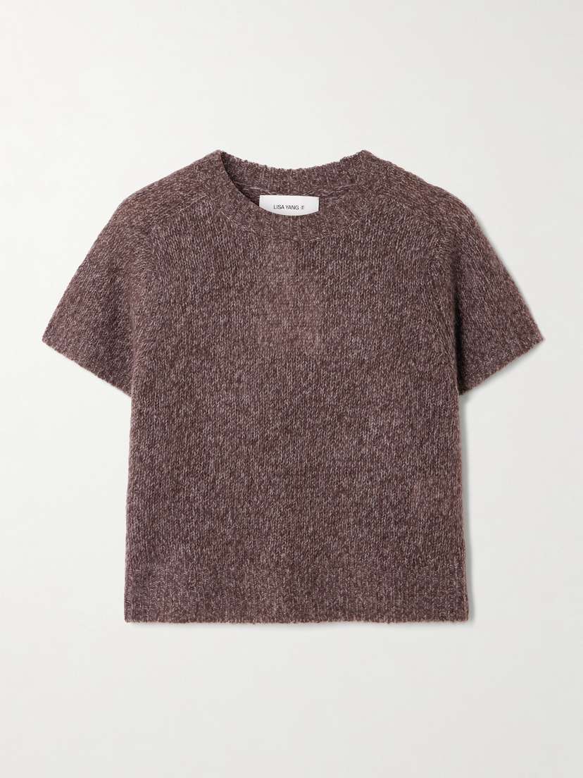 Lisa Yang Siona Cashmere And Silk-blend T-shirt