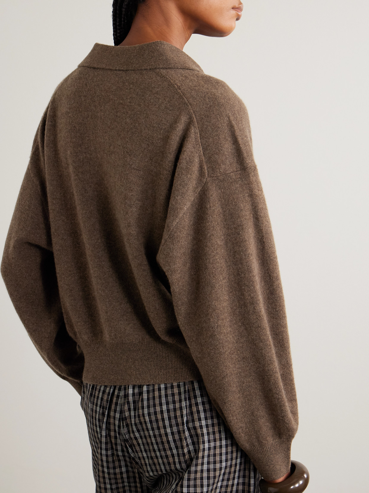 Katriel Cashmere Polo Sweater