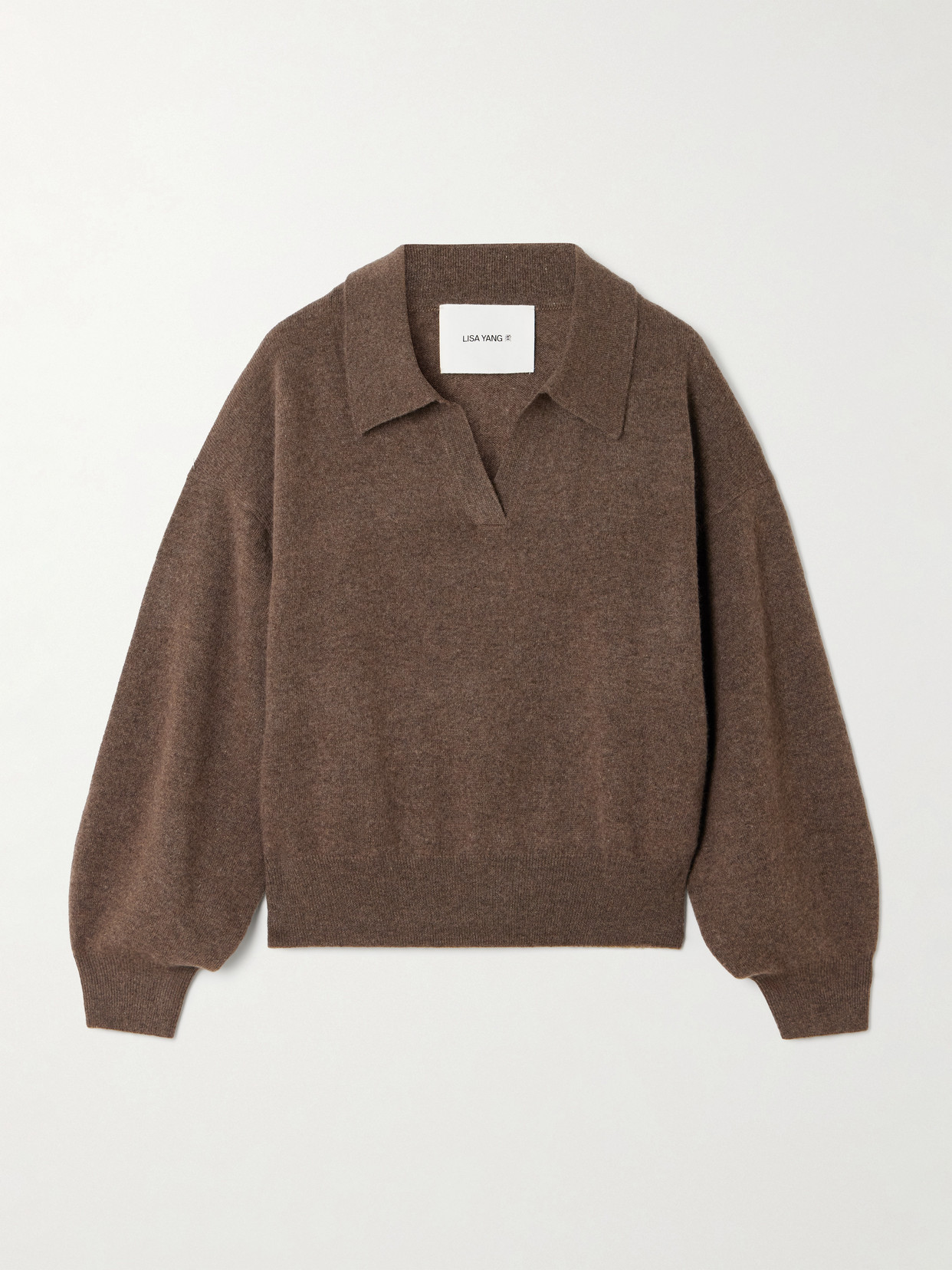 Katriel Cashmere Polo Sweater
