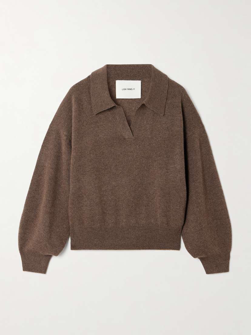 Lisa Yang Katriel Cashmere Polo Sweater