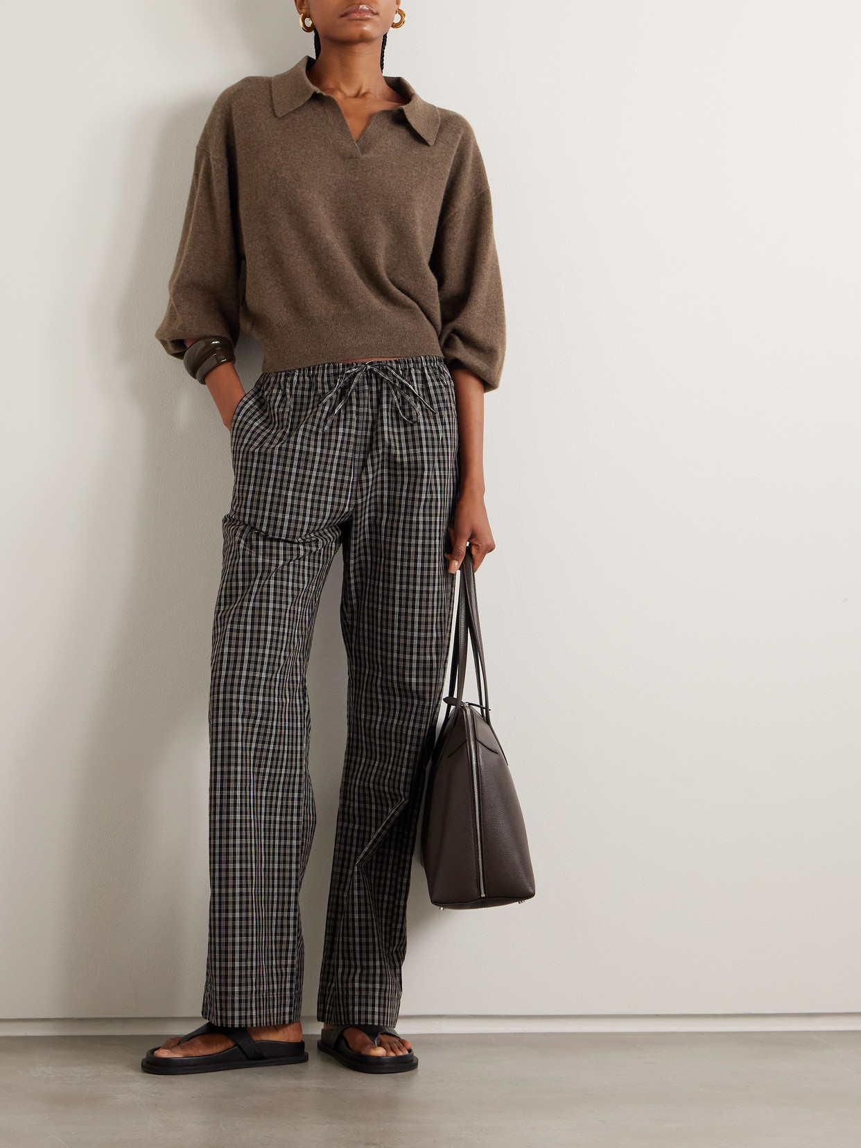 Katriel Cashmere Polo Sweater