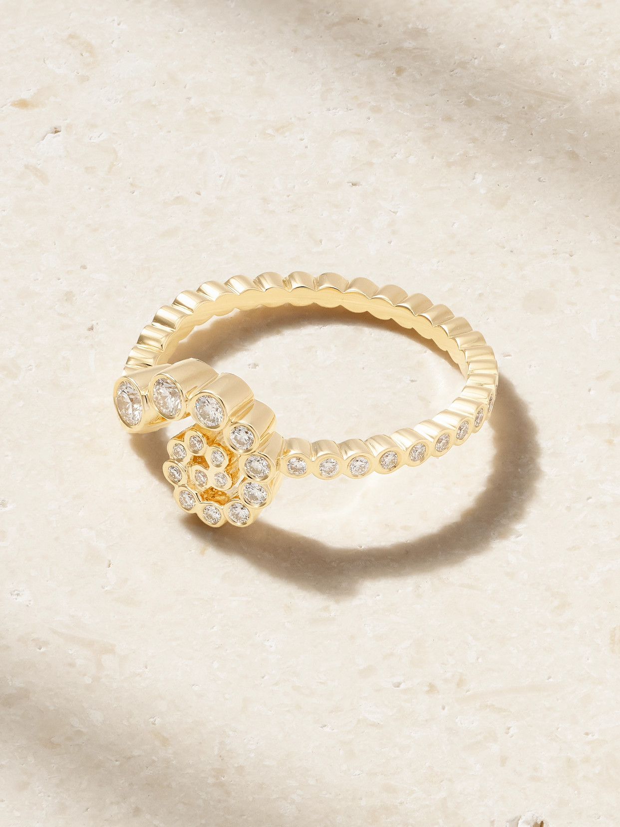 Sophie Bille Brahe Rêve Escargot 18-karat Recycled Gold Diamond Ring
