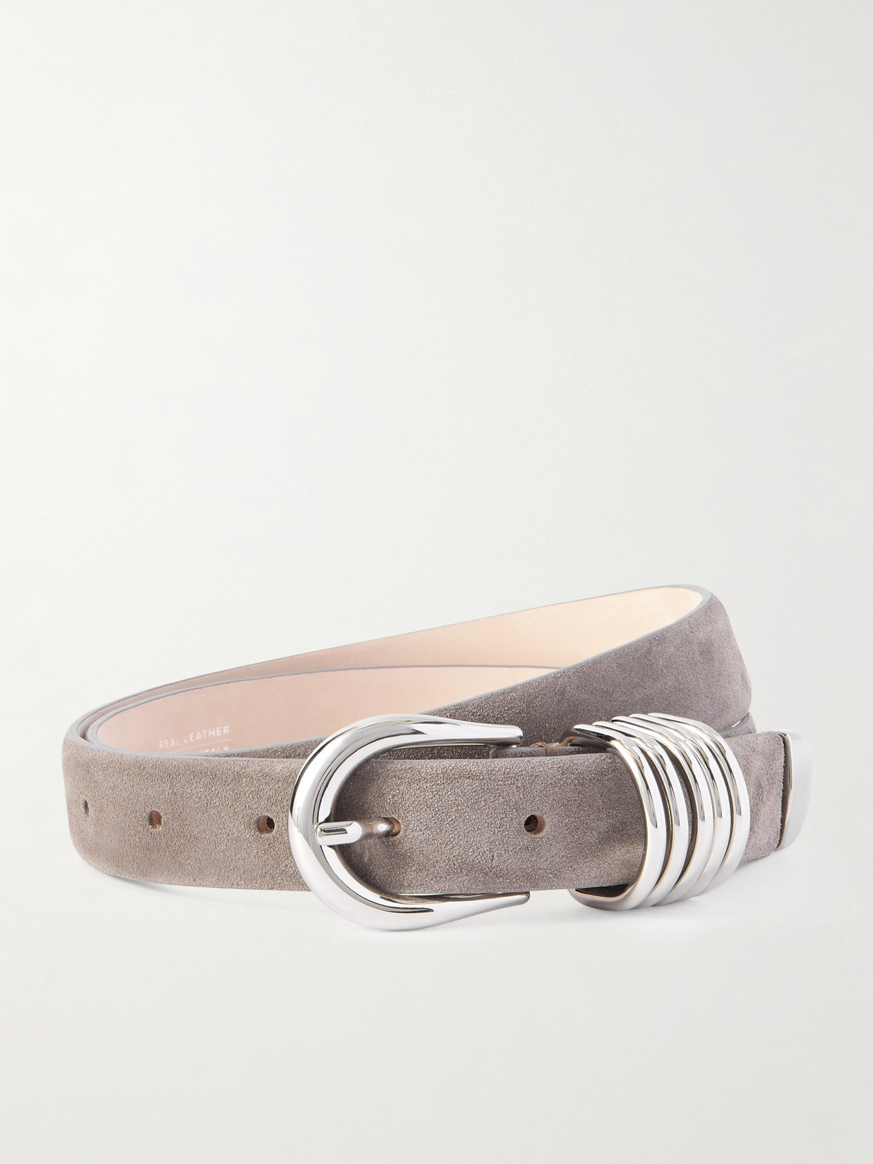 Dehanche Hollyhock Suede Waist Belt In Brown
