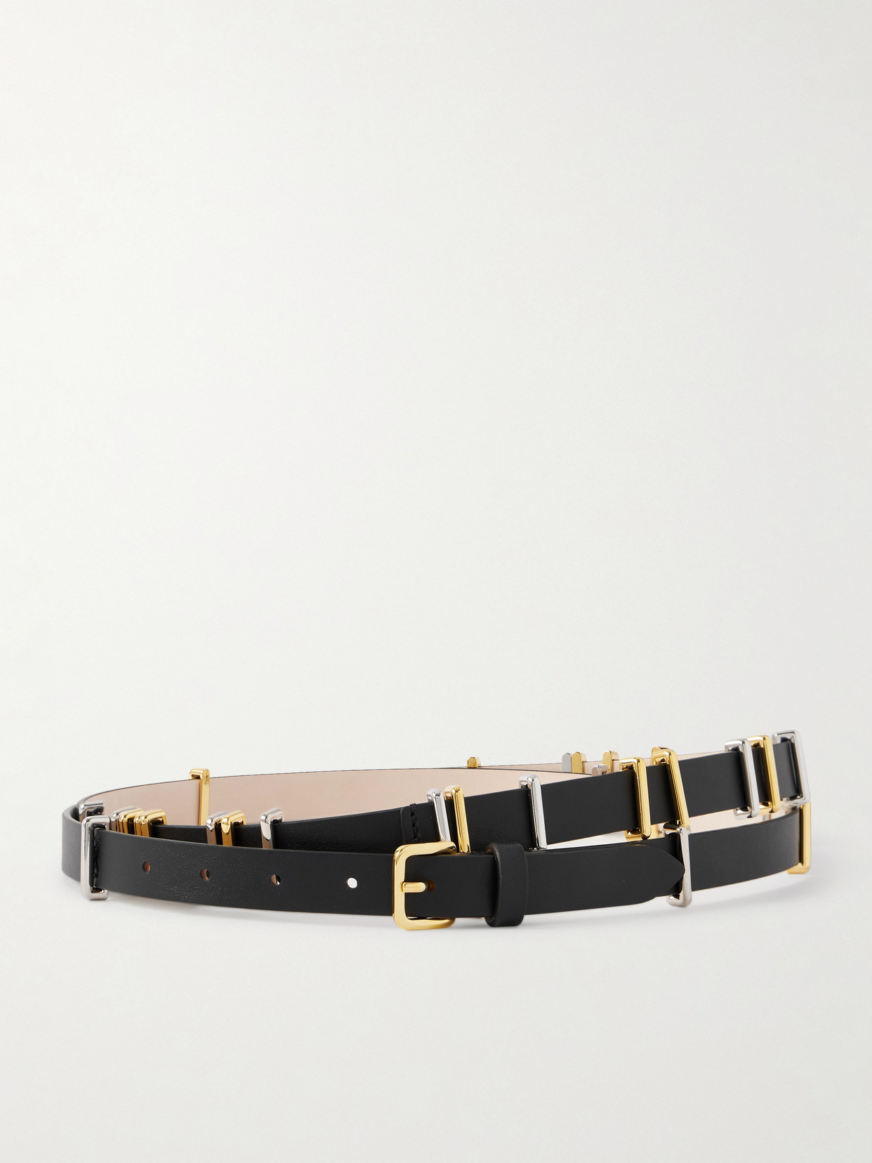 Dehanche Richa Leather Belt In Black