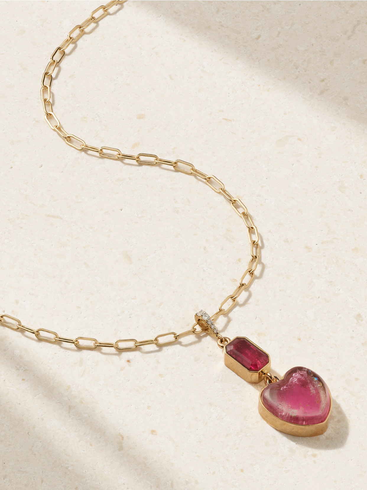 Jia Jia Gold Multi-stone Necklace