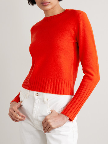 Guest In Residence Shrunken cashmere sweater