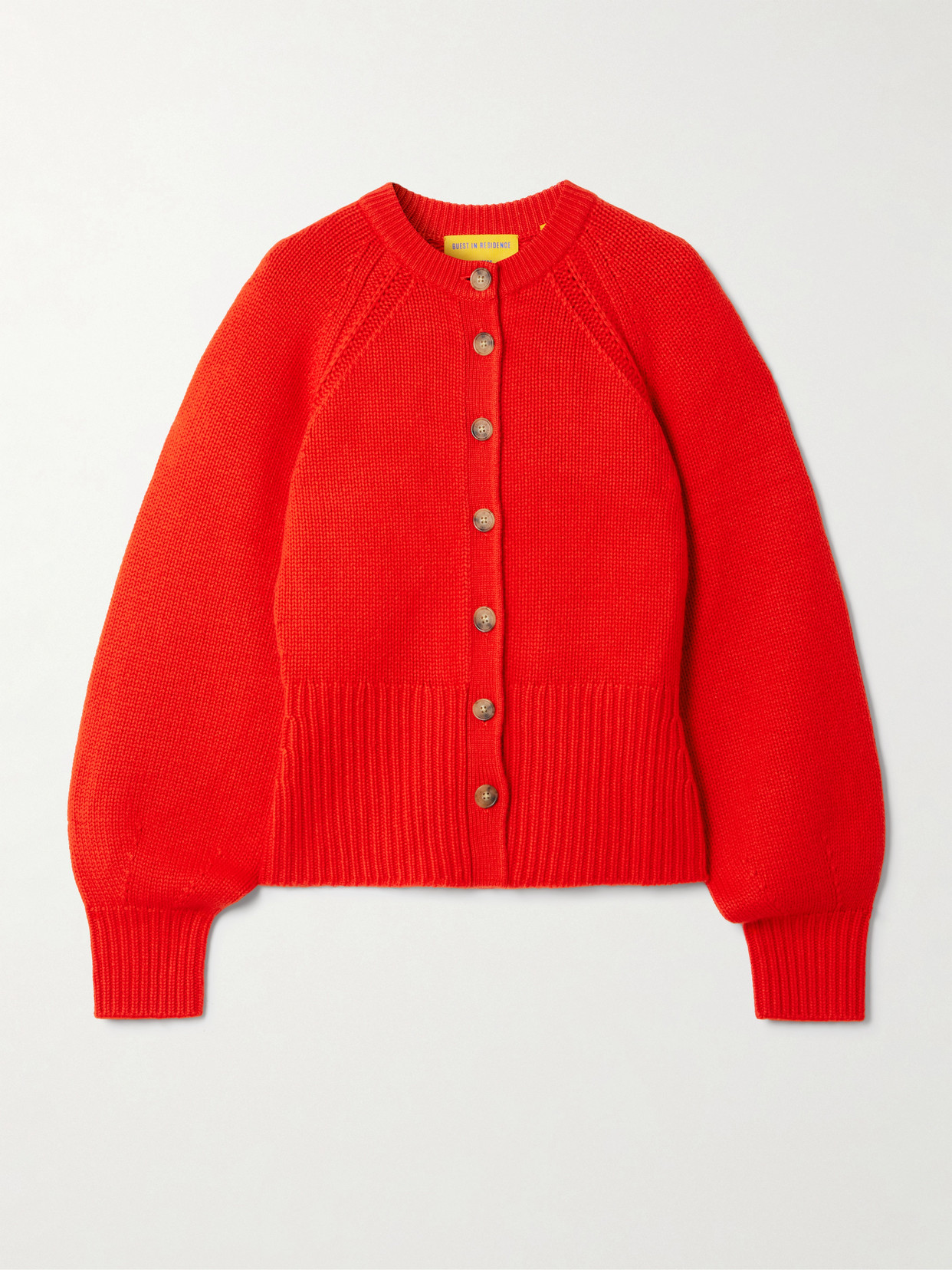 Guest In Residence Cashmere Cardigan In Red