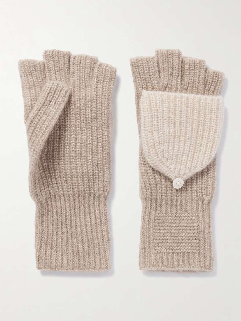 Guest In Residence The Mitts Ribbed Cashmere Gloves