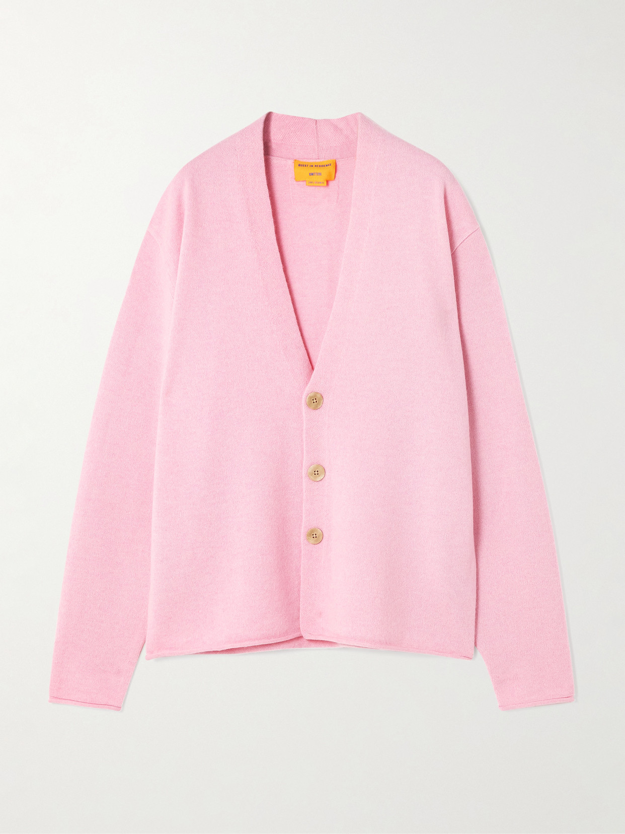 Guest In Residence Everywear Oversized Cashmere Cardigan In Brown