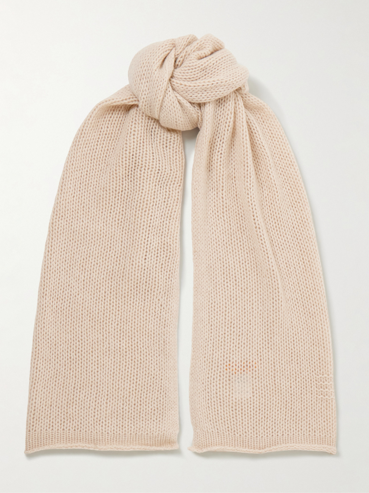 Guest In Residence The Blanket Ribbed Cashmere Scarf In Neutral