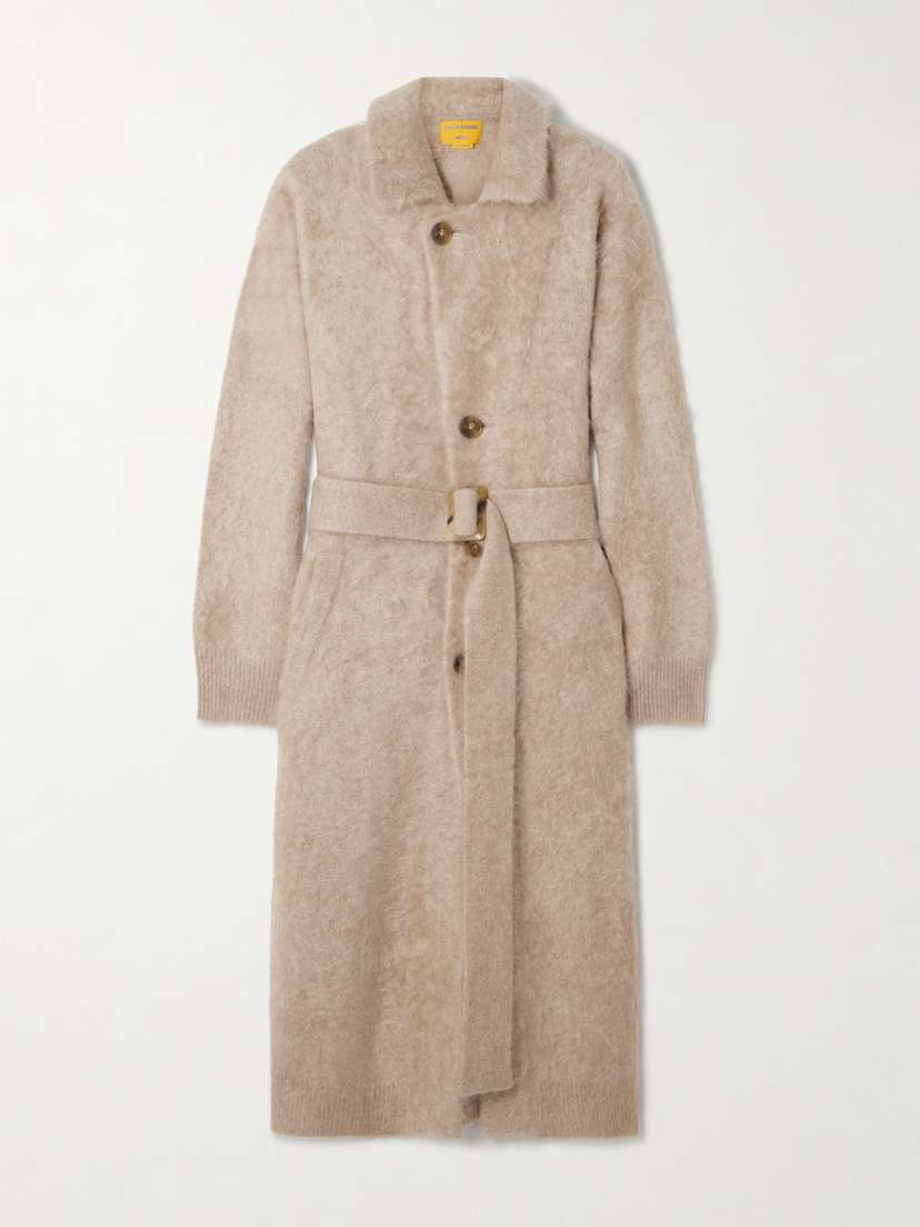 Guest In Residence Grizzly Belted Brushed-cashmere Coat