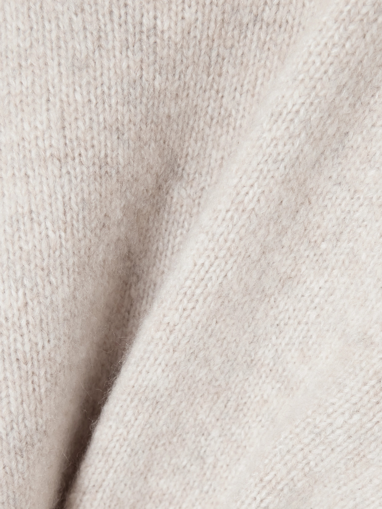 Guest In Residence Alina Cashmere And Silk-blend Sweater In Neutral