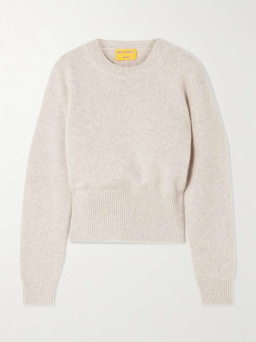 Guest In Residence Alina Cashmere And Silk-blend Sweater