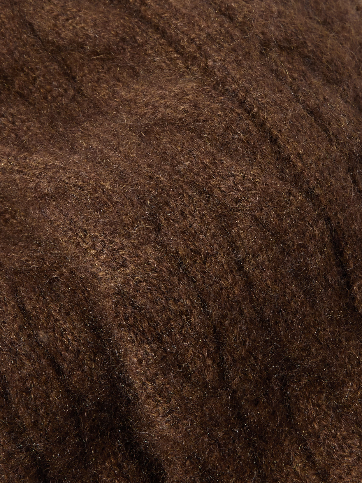 Guest In Residence Two-tone Cable-knit Cashmere Socks In Brown