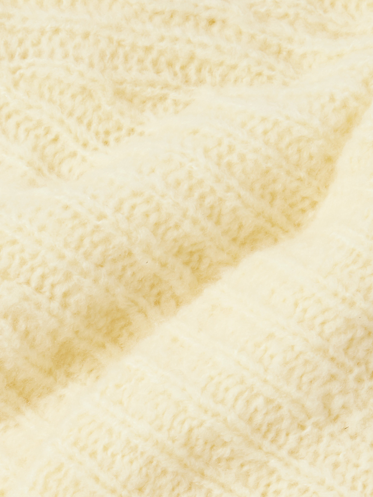 Guest In Residence Cloud Ribbed Merino Wool-blend Beanie In Yellow