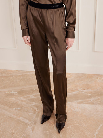 Tom Ford Silk-blend satin pants