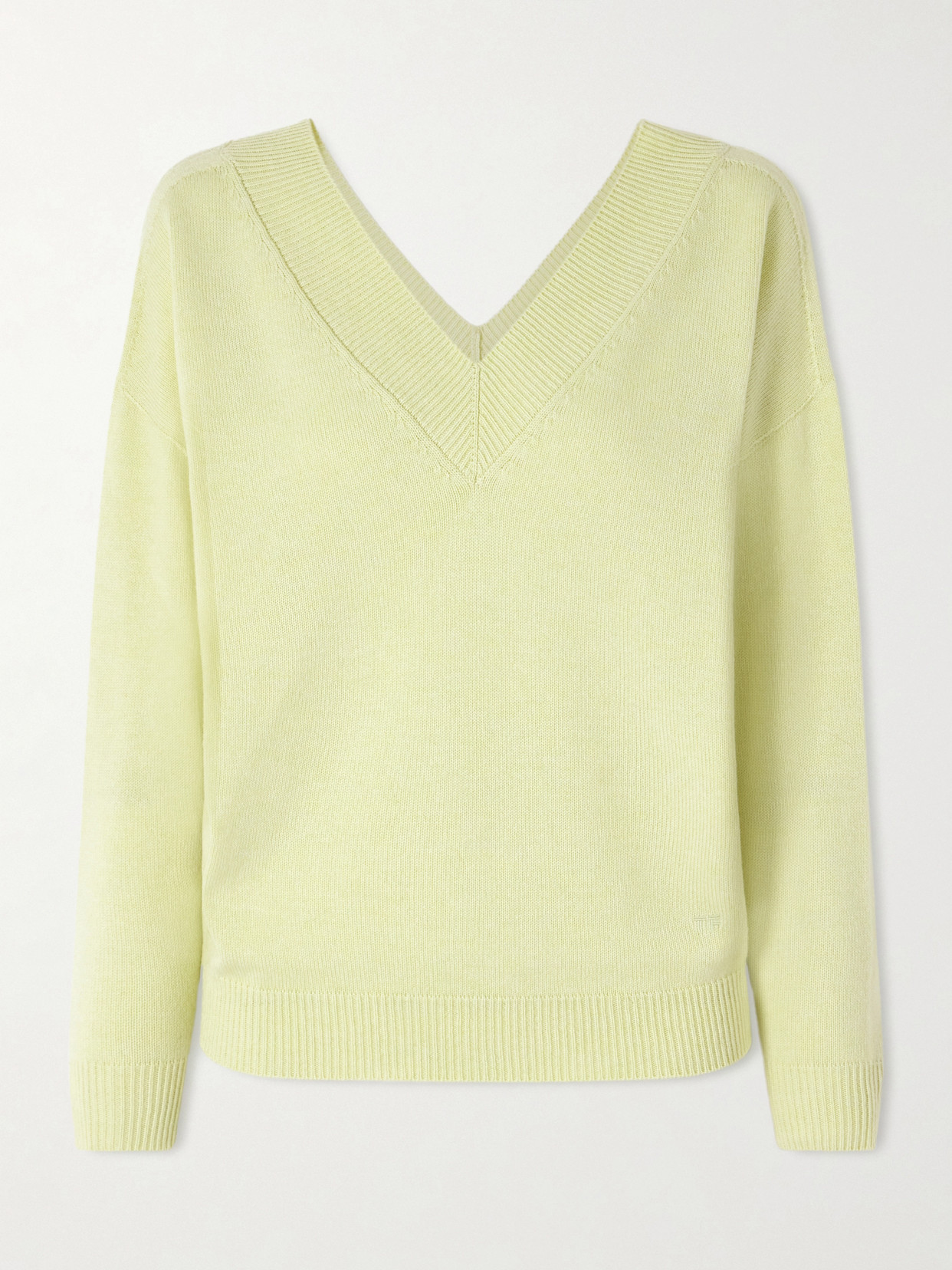 Tom Ford Cashmere Sweater In Yellow