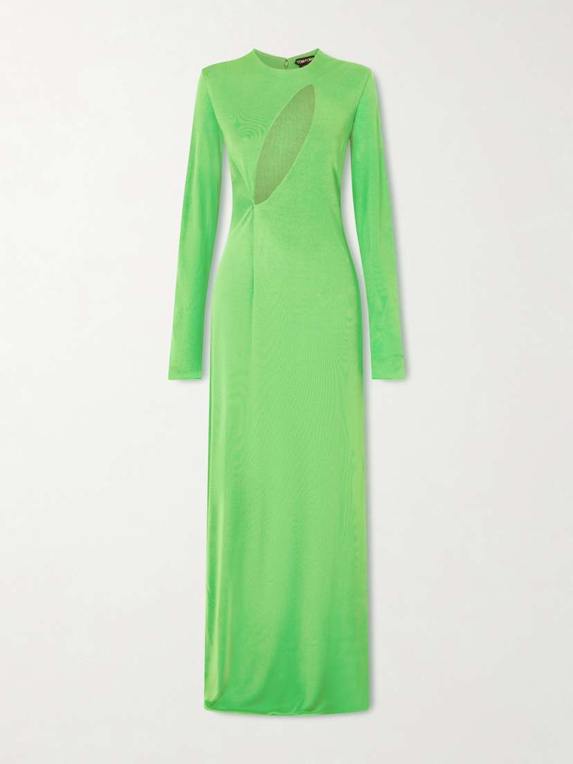 Tom Ford Cutout Crepe-jersey Gown