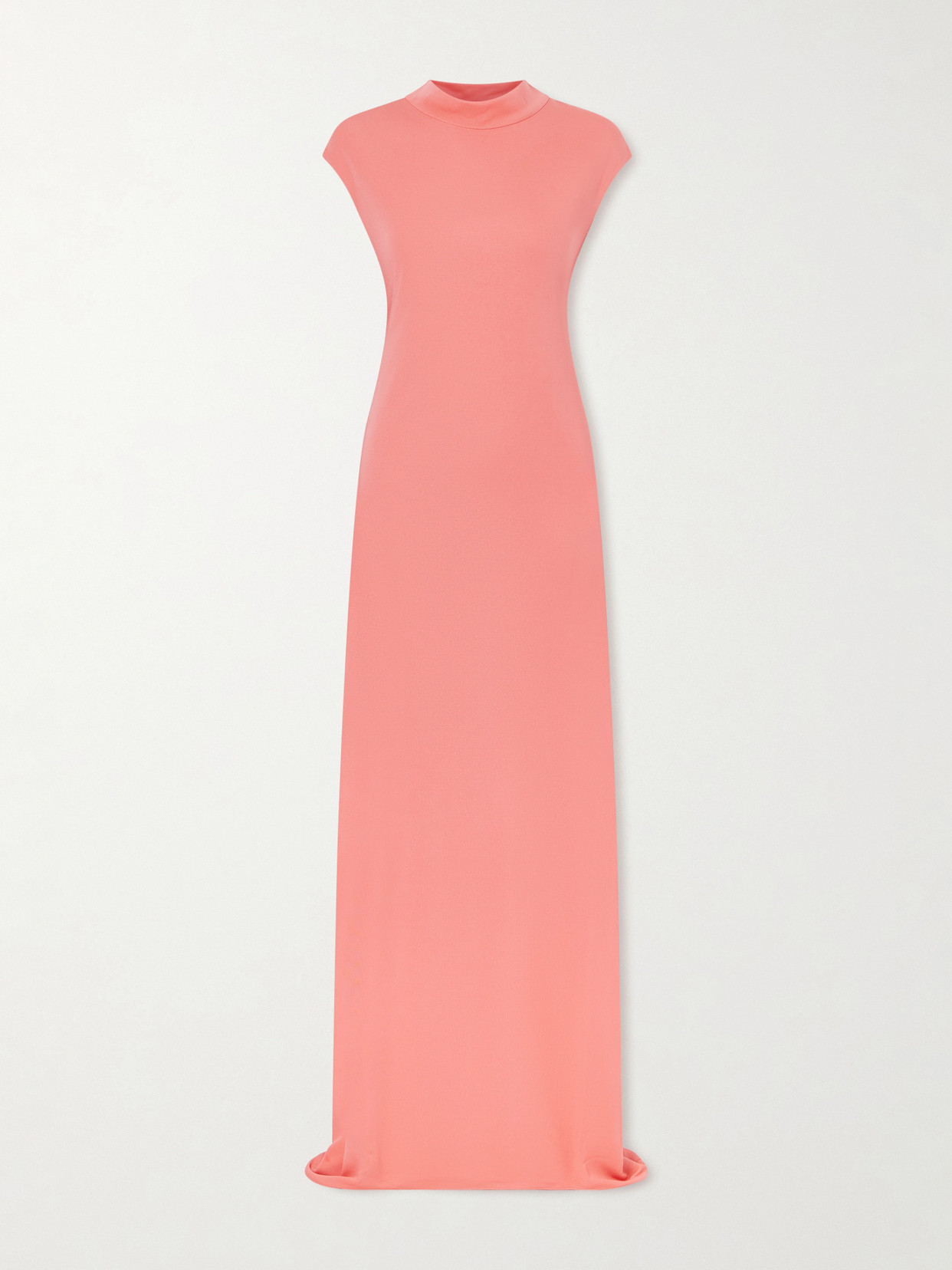 Tom Ford Open-back Asymmetric Knotted Crepe-jersey Maxi Dress In White