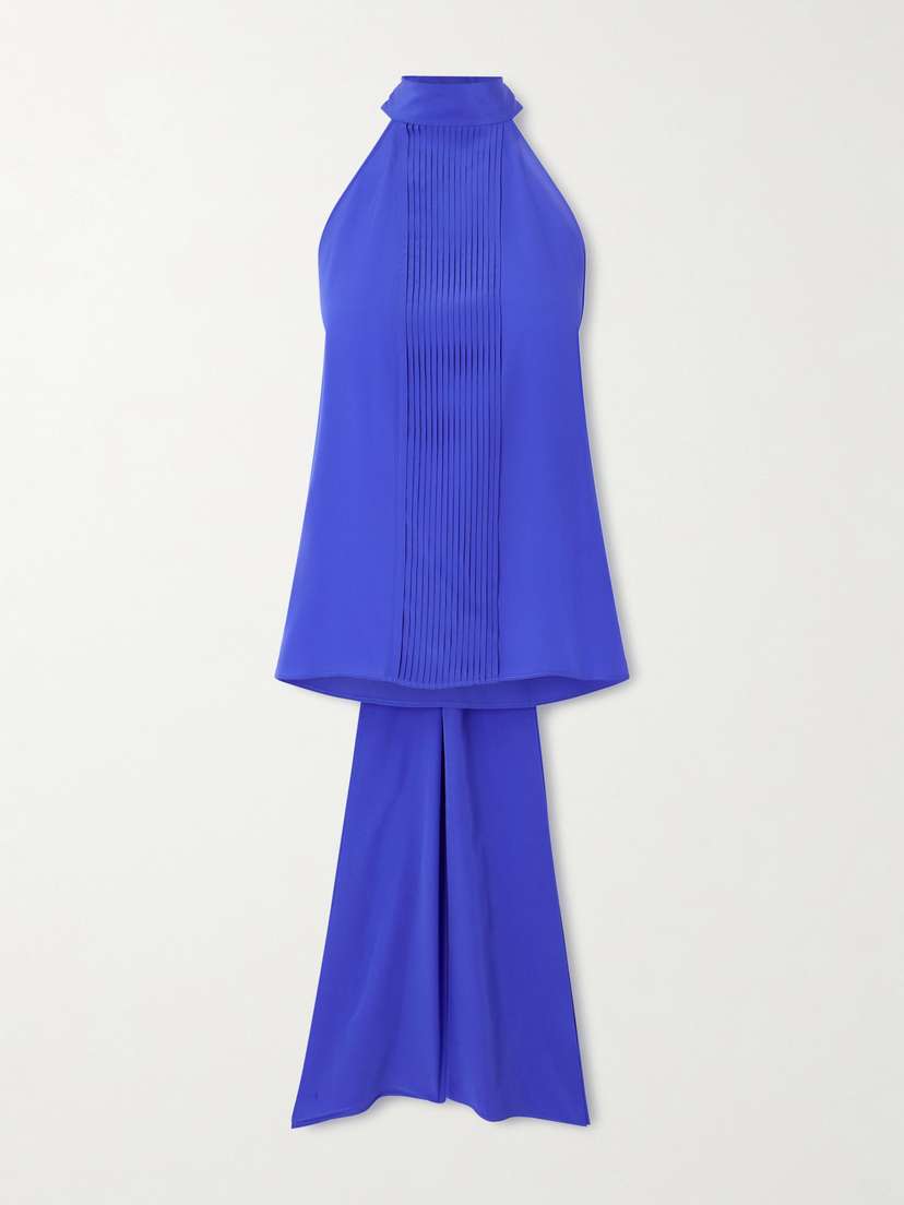 Tom Ford Pleated Silk-crepe De Chine Blouse