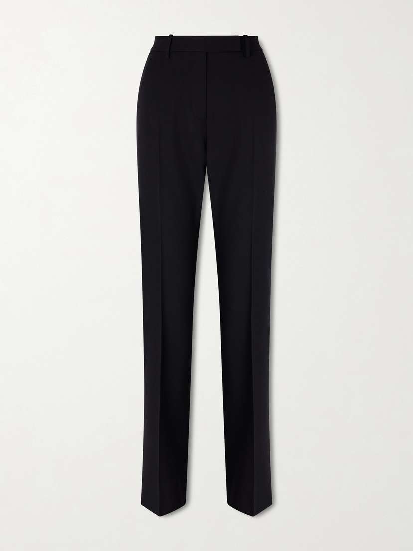 Tom Ford Grain De Poudre Wool Straight-leg Pants