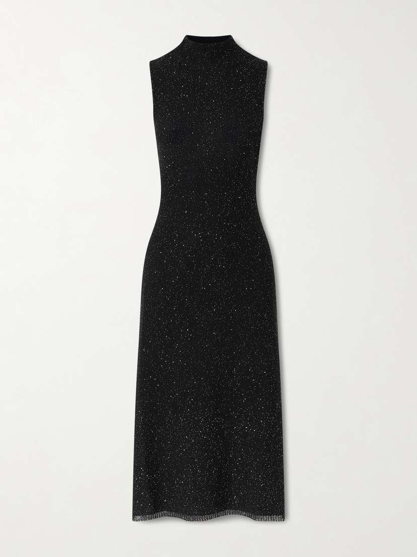 Altuzarra Marian Knitted Halterneck Midi Dress