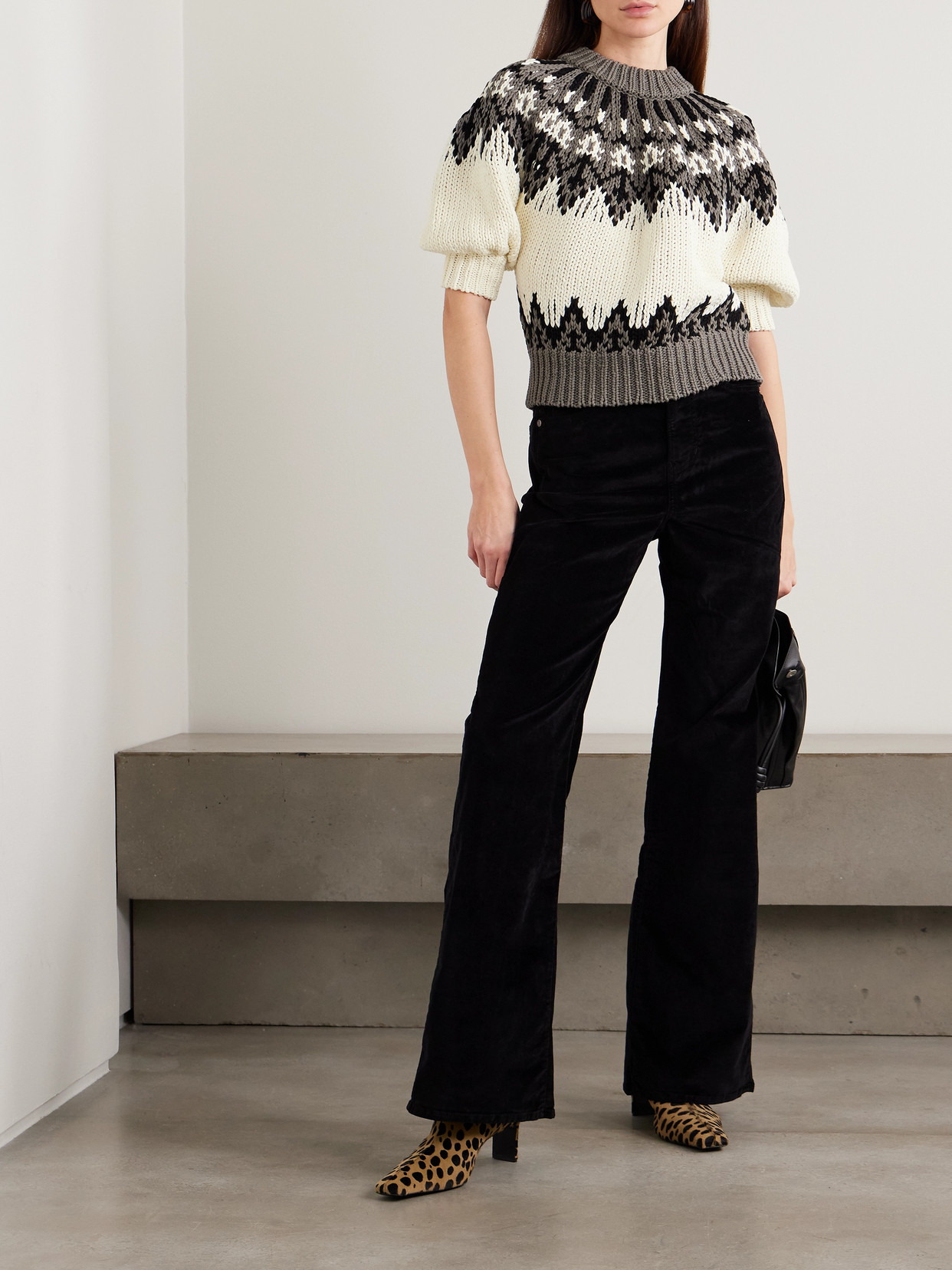 Marty Fair Isle Cotton Sweater