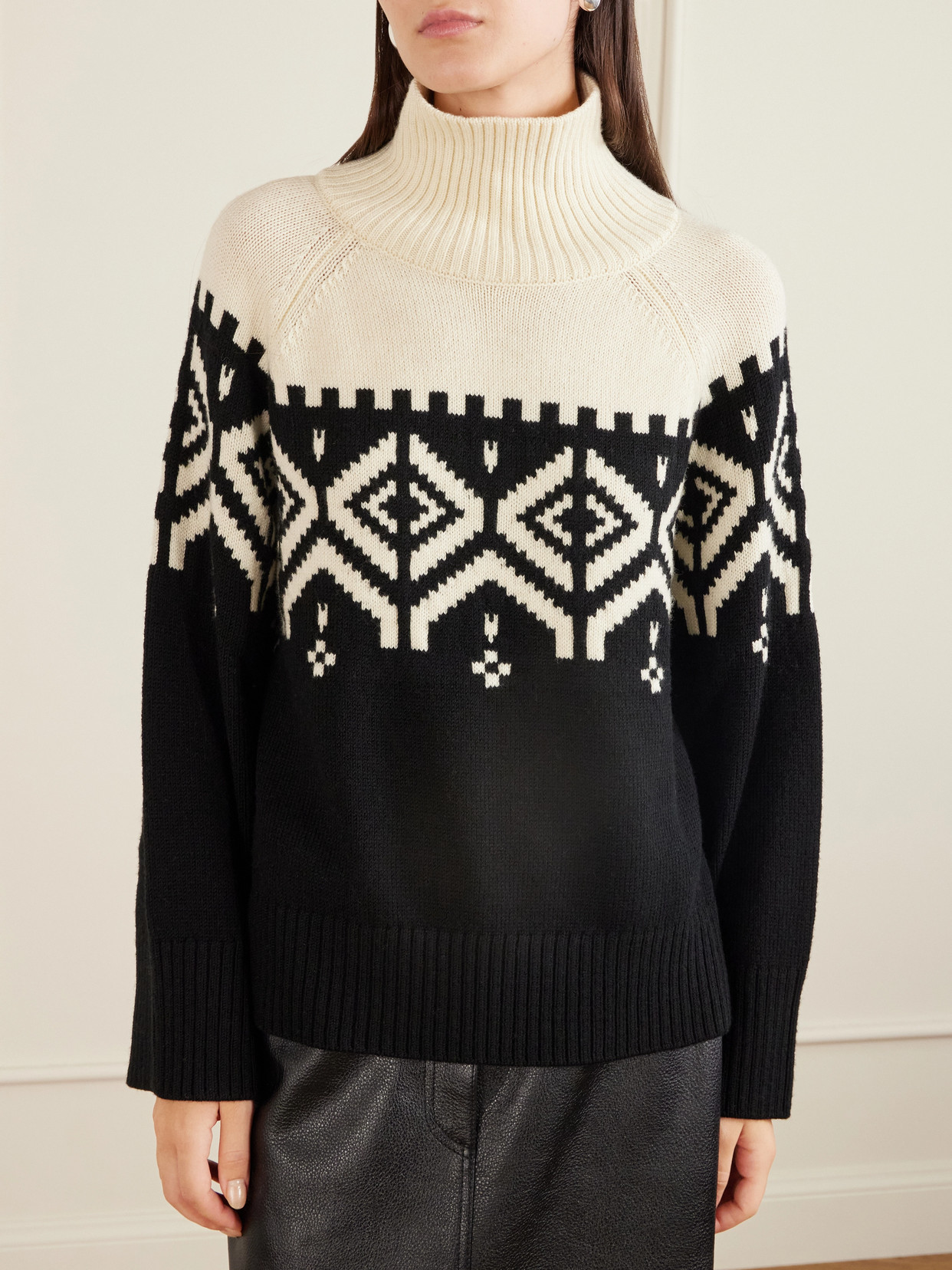 Altuzarra Hamilton Wool Rollneck Sweater In Multi