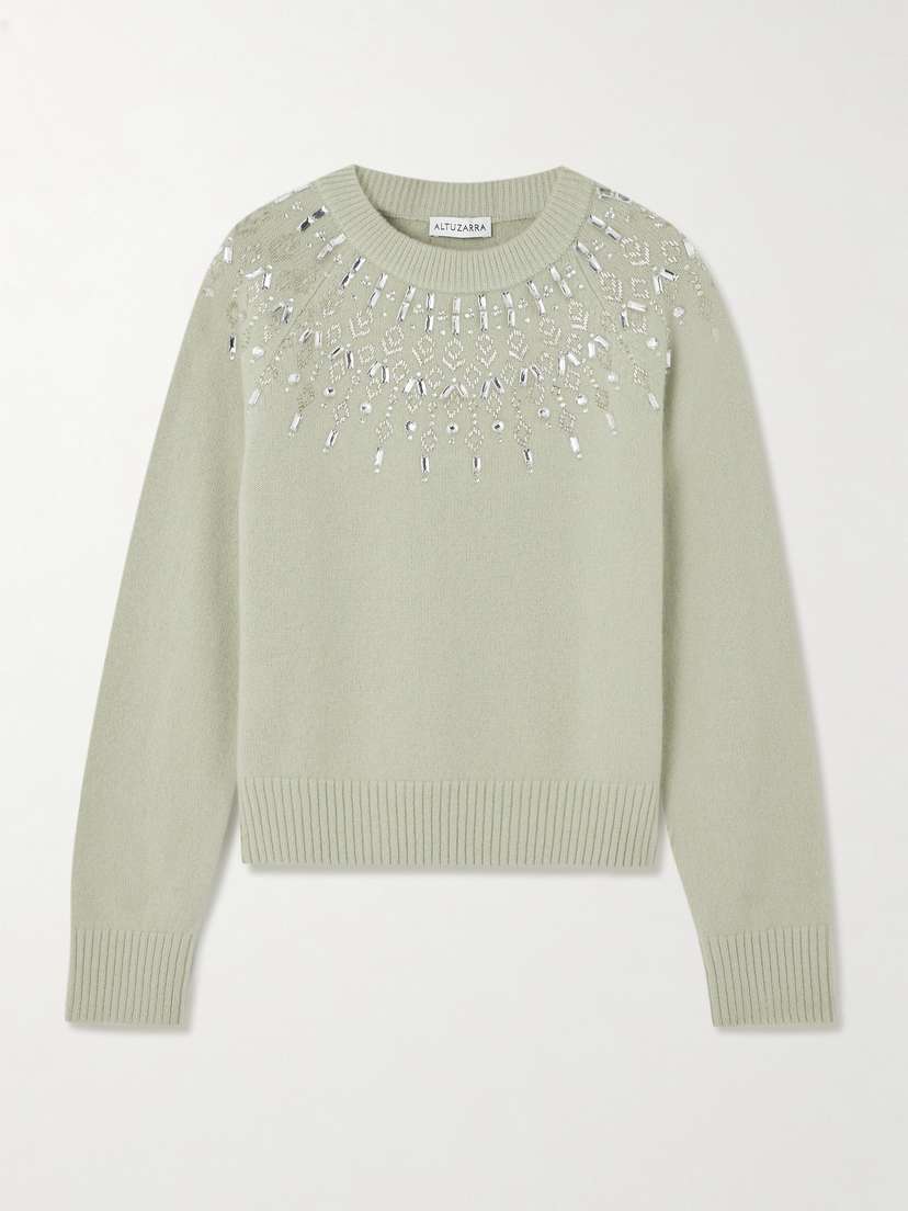 Altuzarra Harold Embellished Wool Sweater