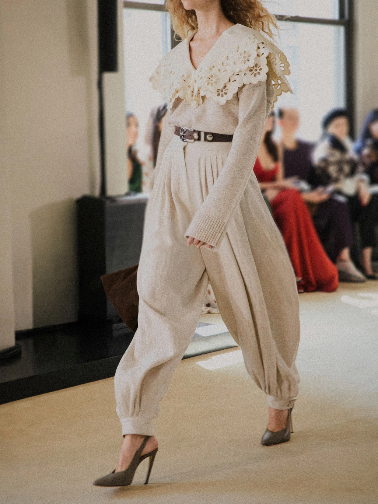 Toro Broderie Anglaise-Trimmed Sweater