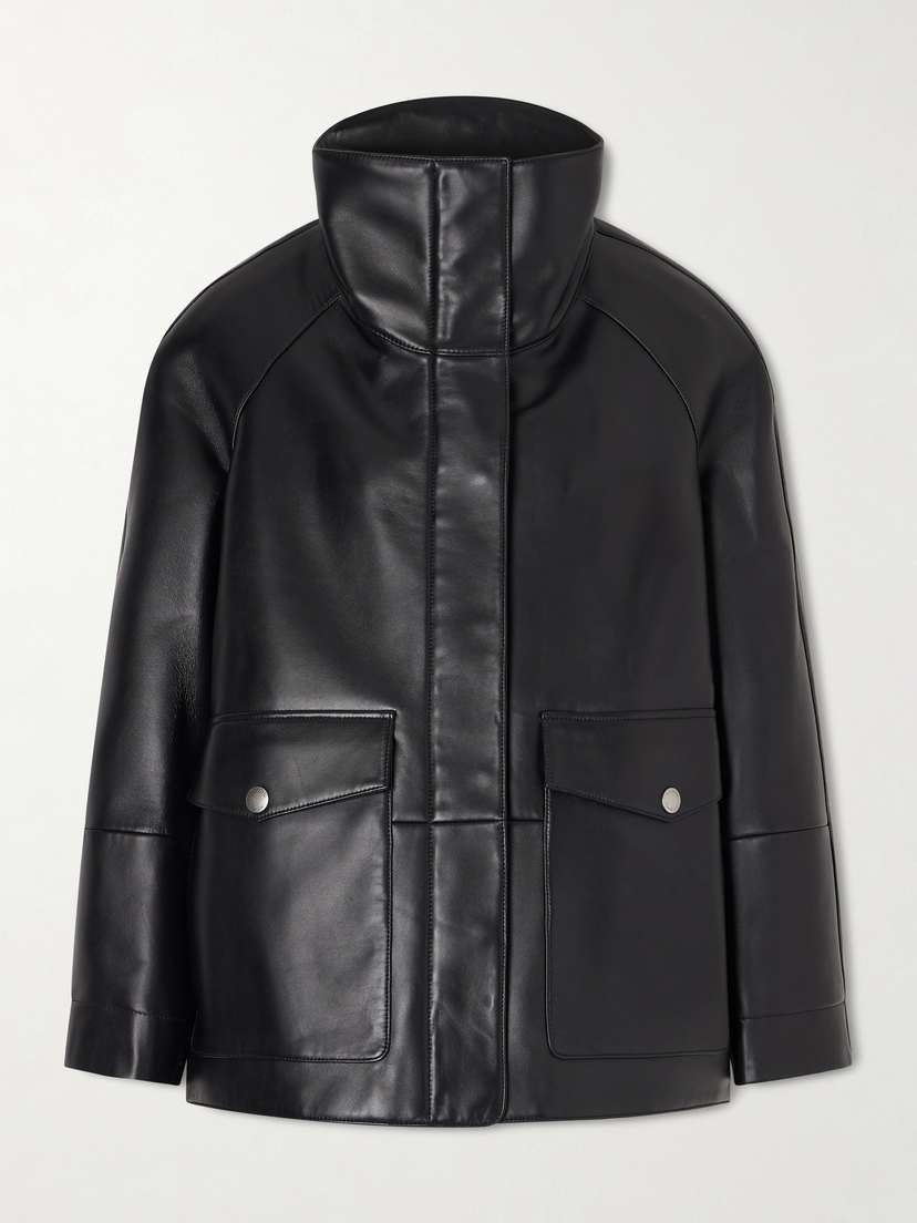 Altuzarra Aragon Paneled Leather Jacket