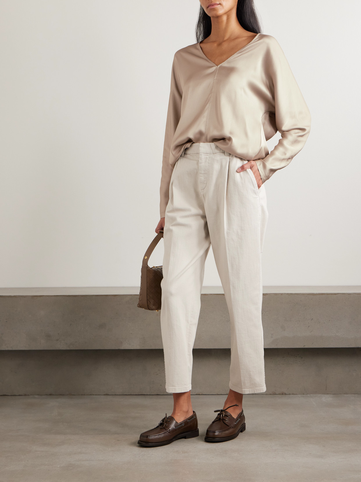 Silk-Satin Blouse
