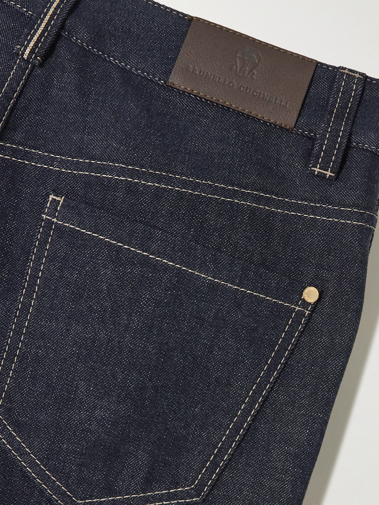 High-Rise Straight-Leg Jeans