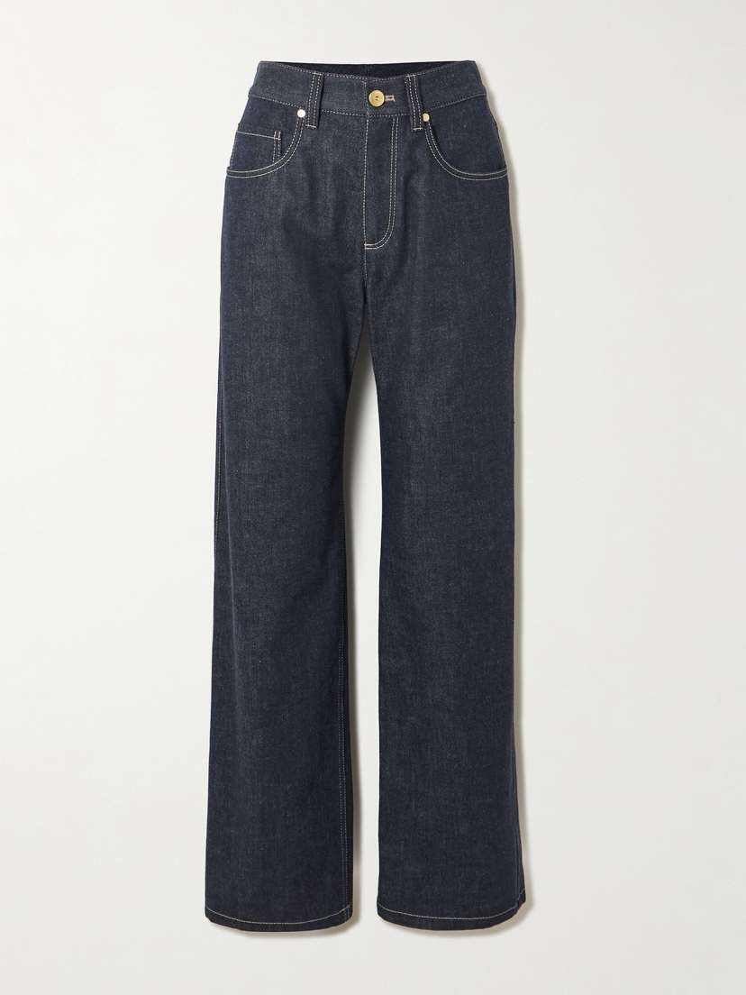 Brunello Cucinelli High-rise Straight-leg Jeans
