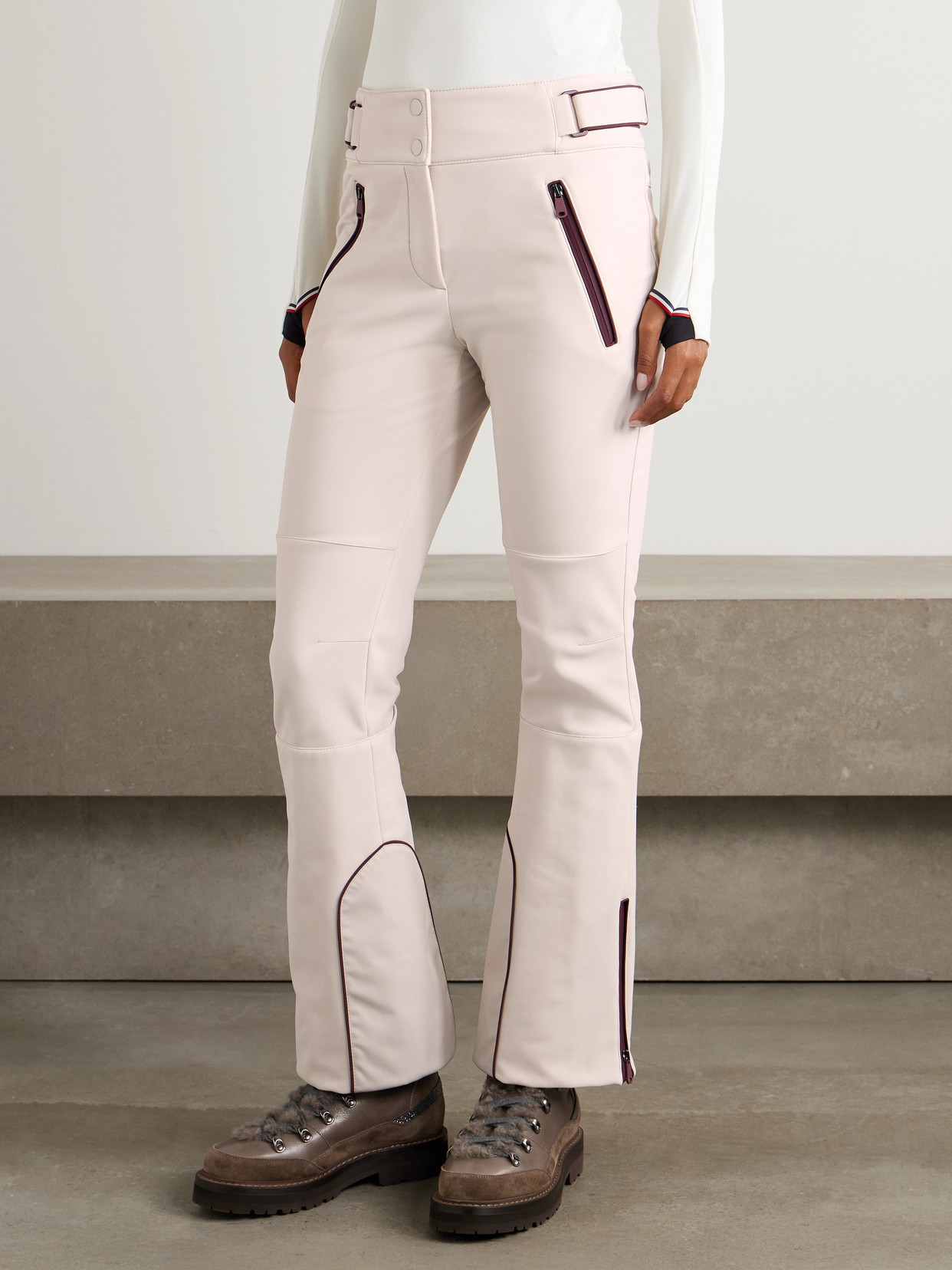 Brunello Cucinelli Bootcut Ski Pants In Neutral