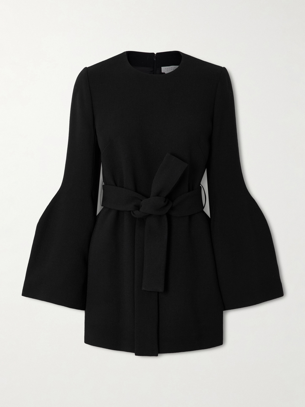 Gabriela Hearst Shandon Belted Wool Tunic In Black