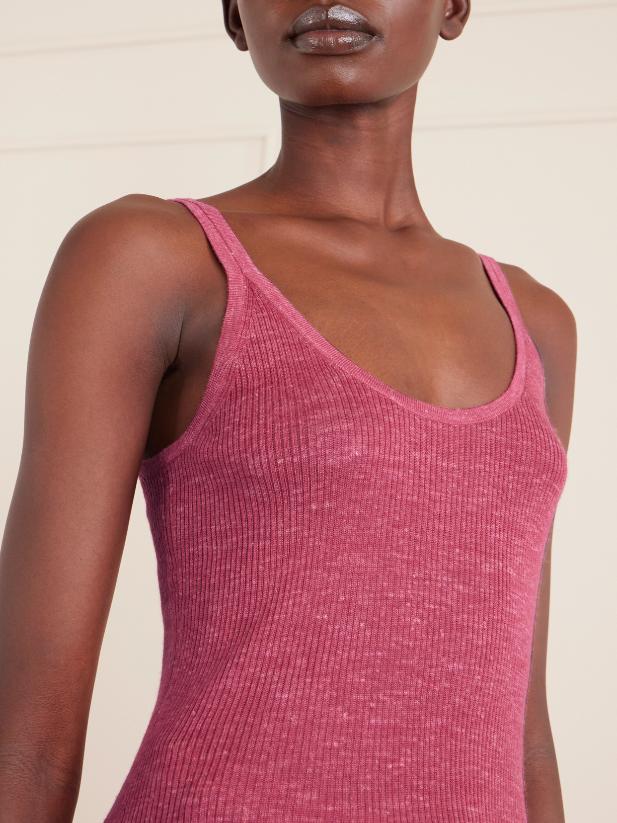 Cinxia Ribbed Cashmere, Silk And Hemp-Blend Tank