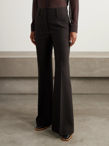 Gabriela Hearst Rhein wool flared pants