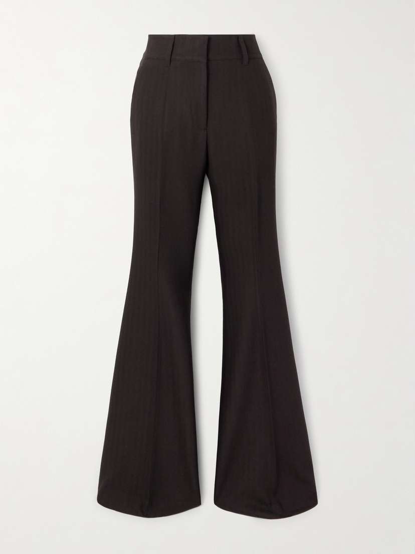 Gabriela Hearst Rhein Wool Flared Pants