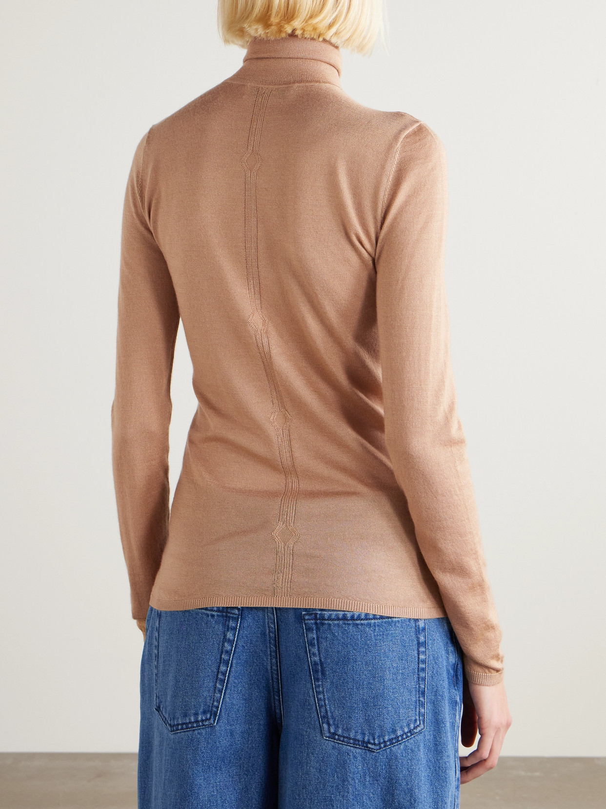 Steinem Cashmere And Silk-Blend Turtleneck Sweater