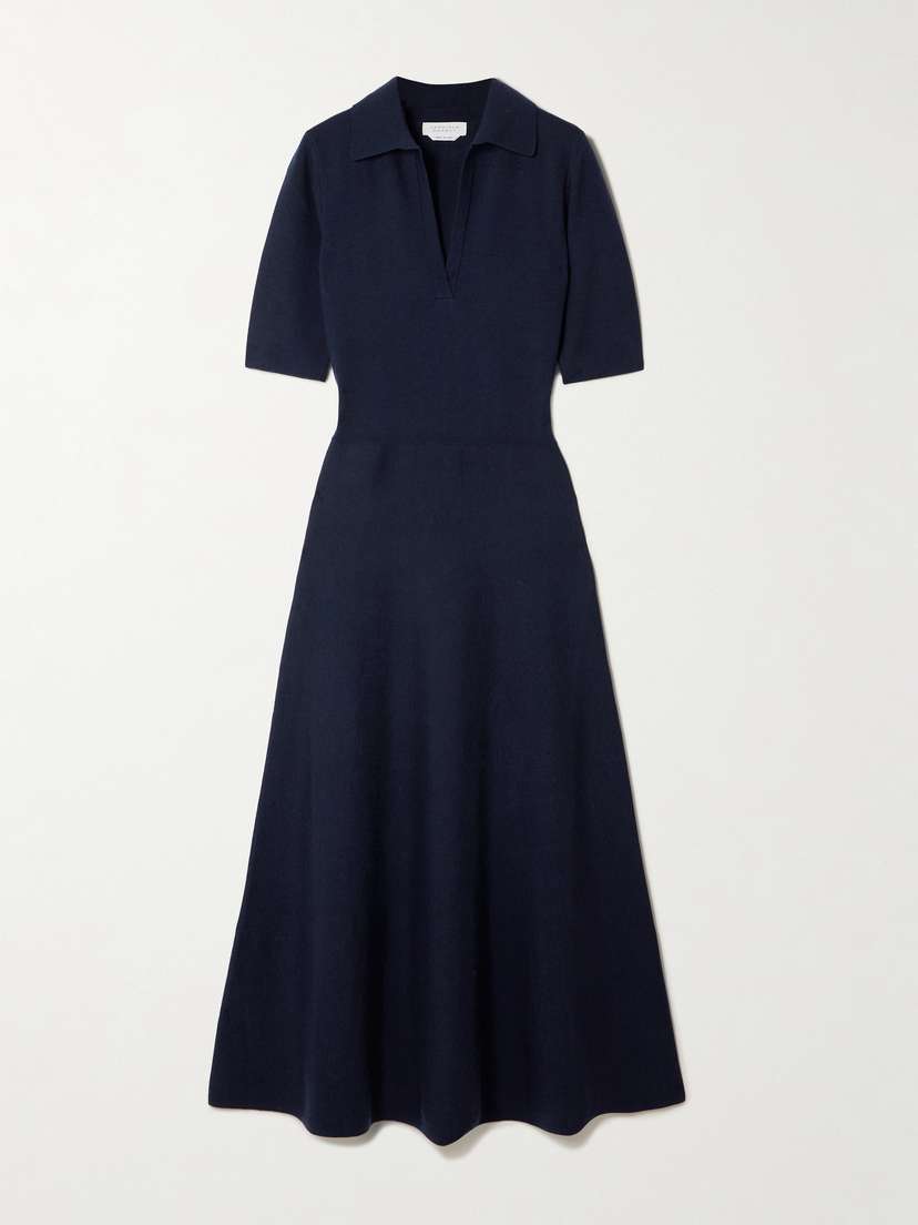 Gabriela Hearst Bradley Wool, Silk And Cashmere-blend Midi Dress