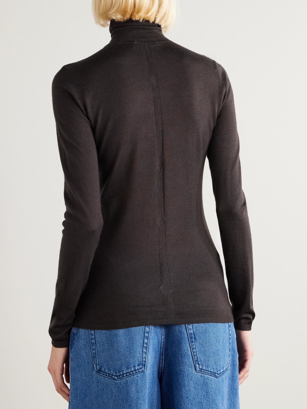 Steinem Cashmere And Silk-Blend Turtleneck Sweater