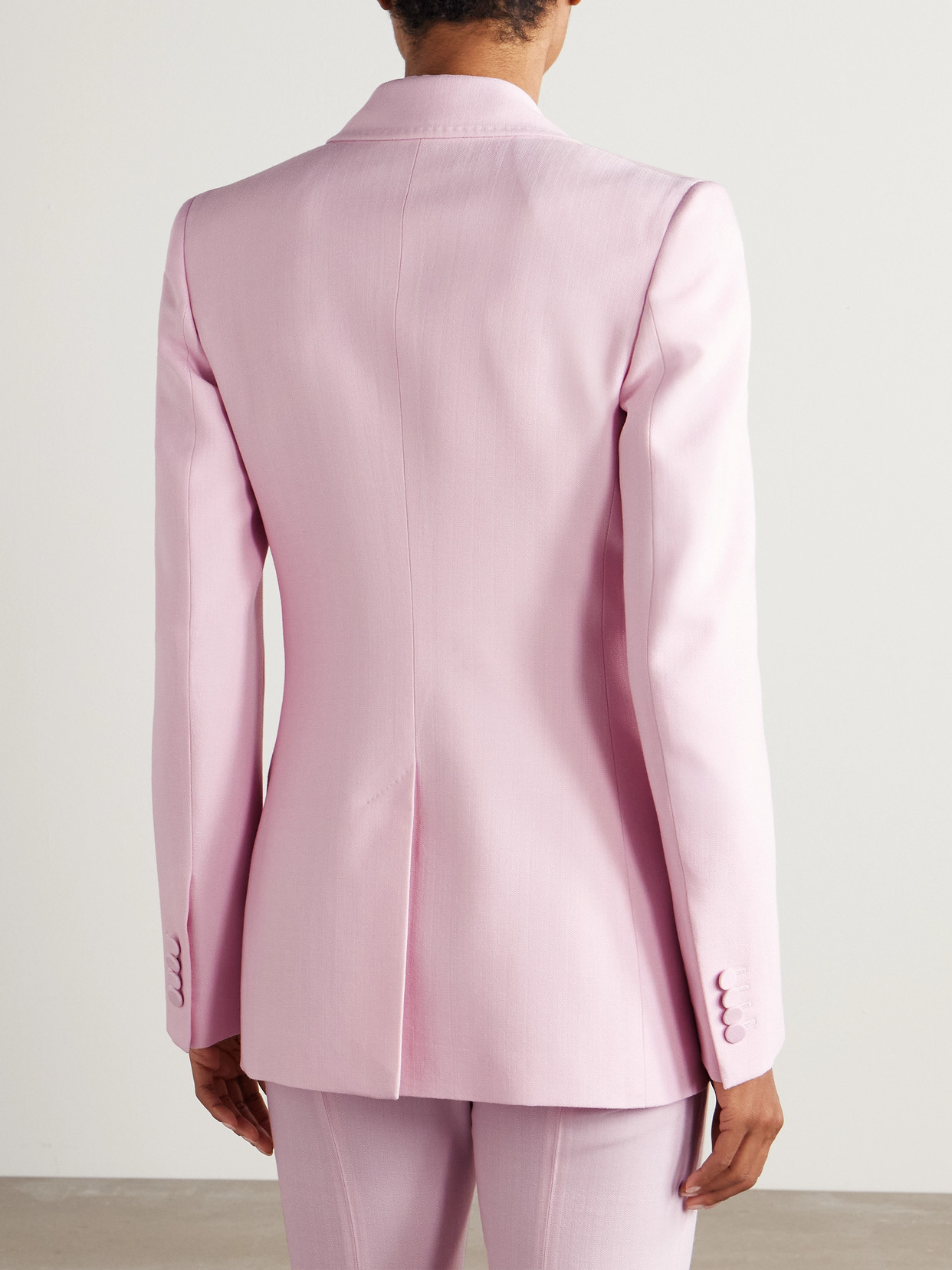 Gabriela Hearst Leiva Wool Blazer In Pink