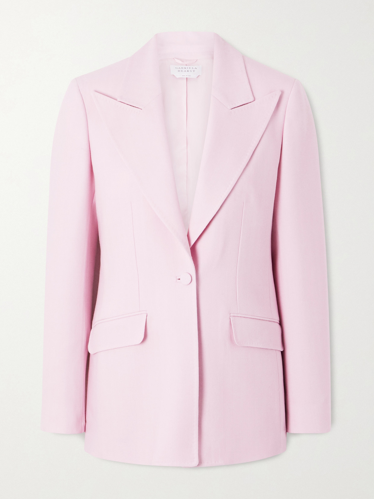 Gabriela Hearst Leiva Wool Blazer In Pink