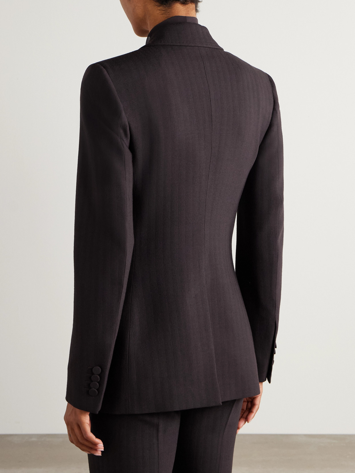 Gabriela Hearst Leiva Wool Blazer In Brown