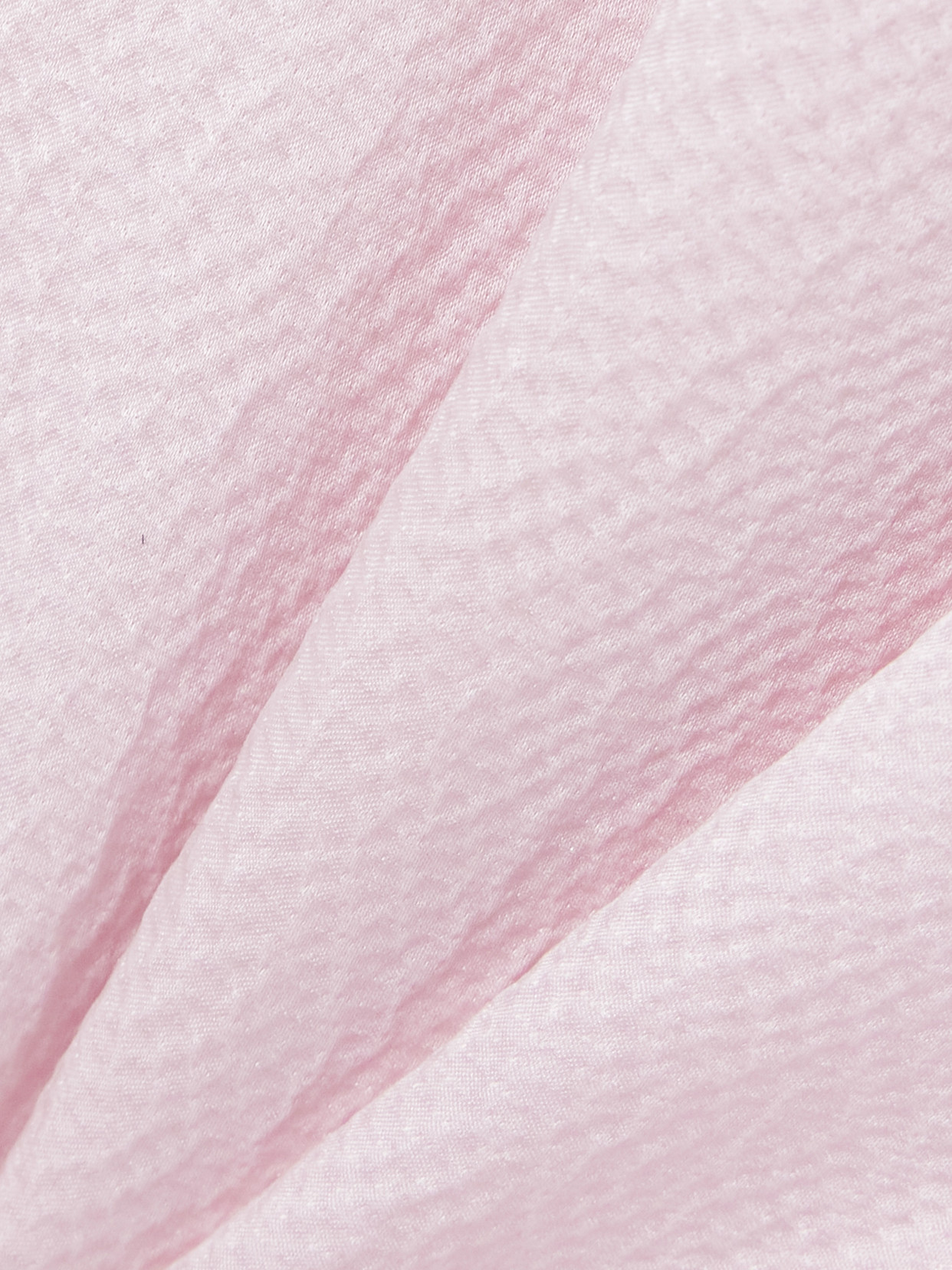 Gabriela Hearst Marcela Draped Hammered-silk Blouse In Pink