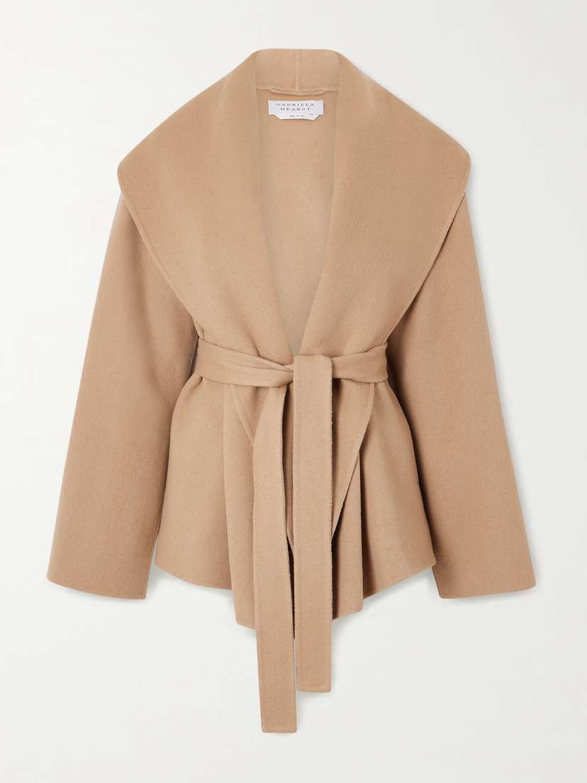 Gabriela Hearst Harris Belted Cashmere Jacket